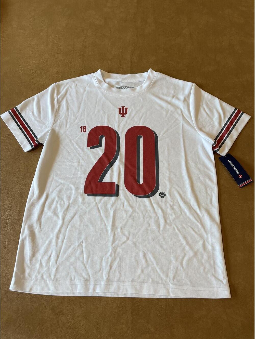 Indiana Hoosiers LevelWear Jersey (Youth Medium) NWT